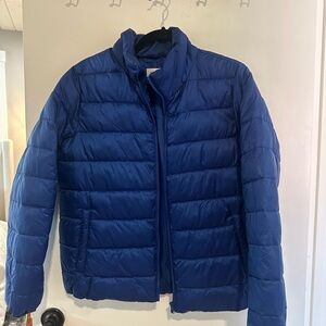 Nordstrom Blue Puffer Jacket size S